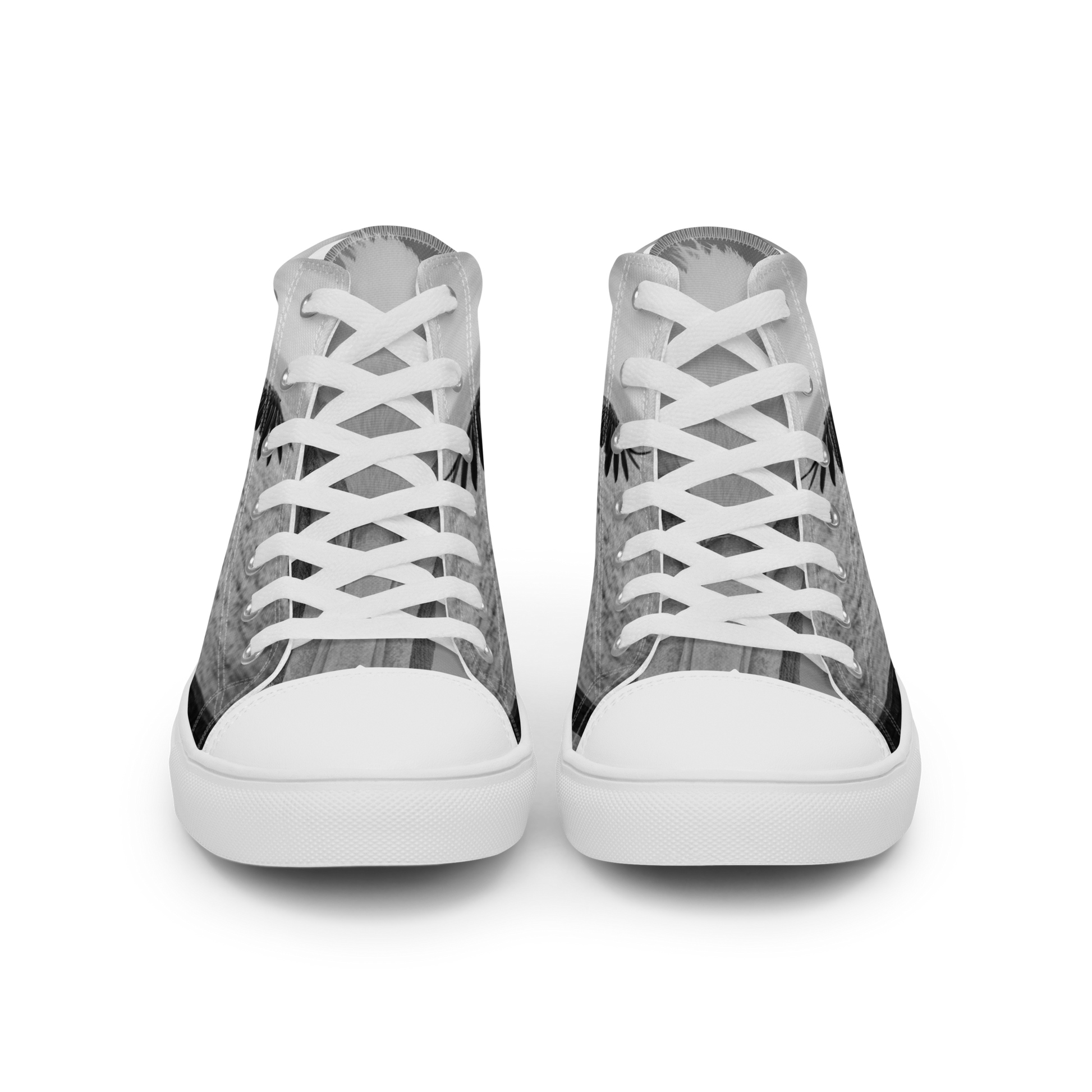 Pelican on a Pier women’s high top canvas shoes