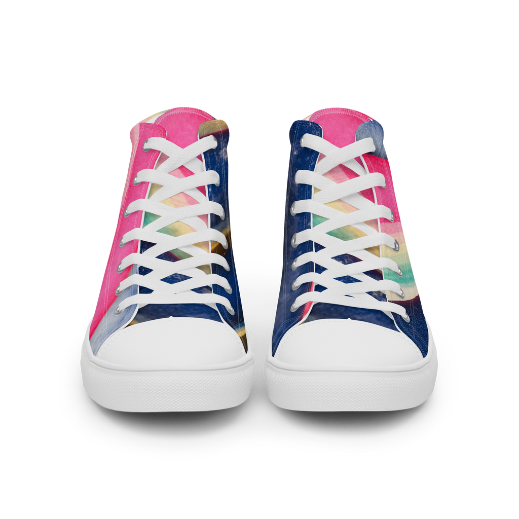 Surf's Up! women’s high top canvas shoes