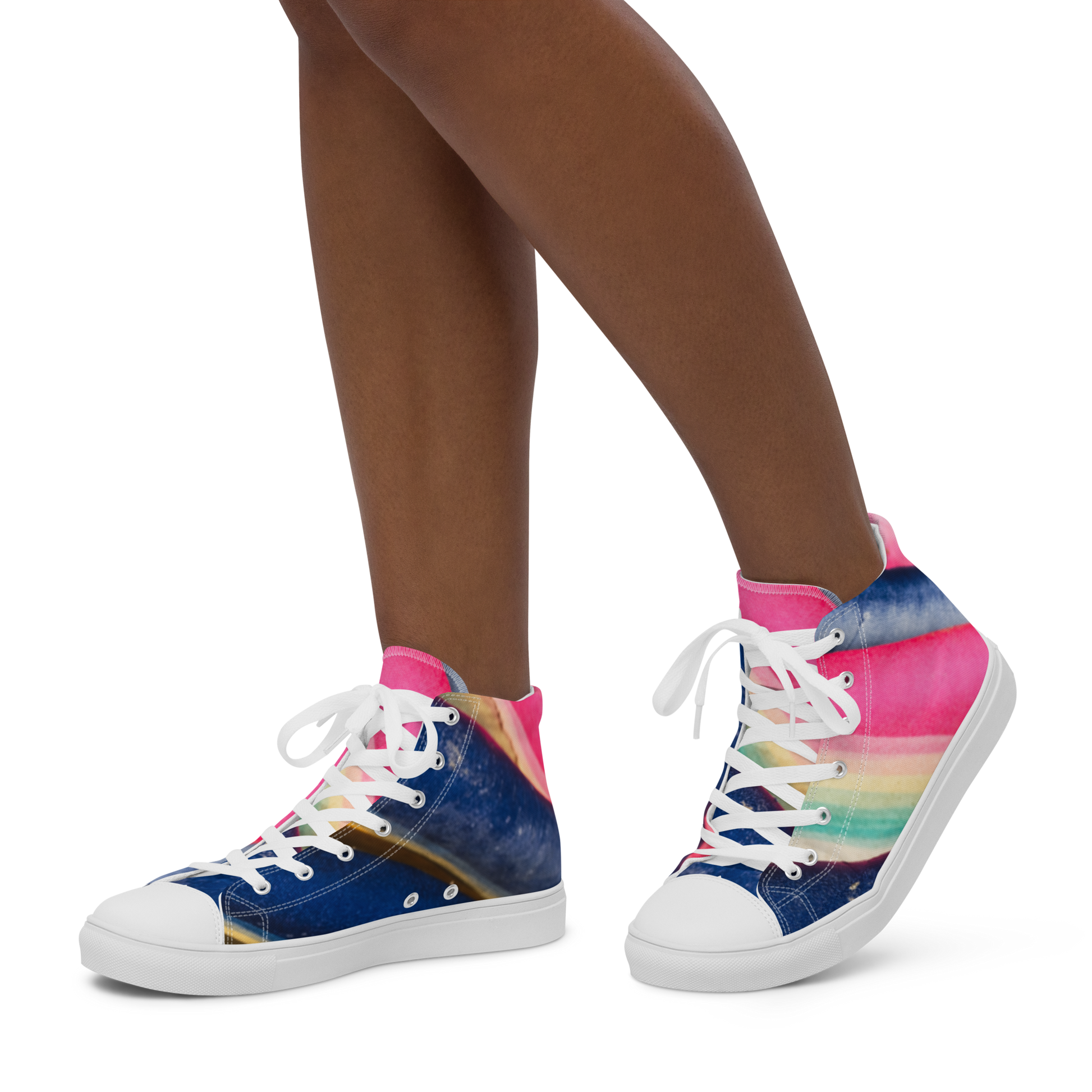 Surf's Up! women’s high top canvas shoes
