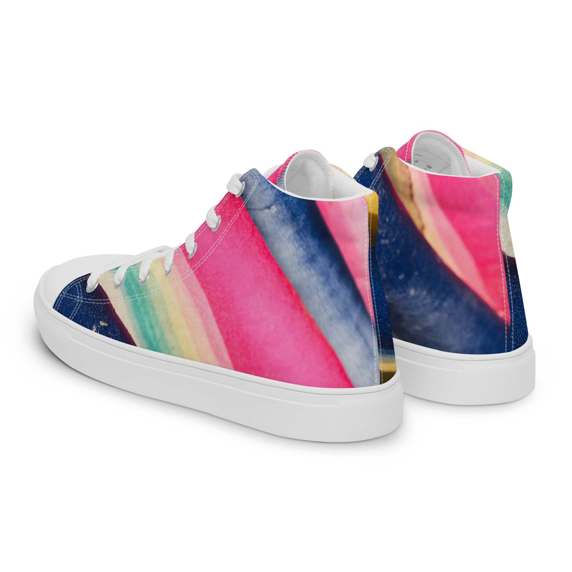 Surf's Up! women’s high top canvas shoes