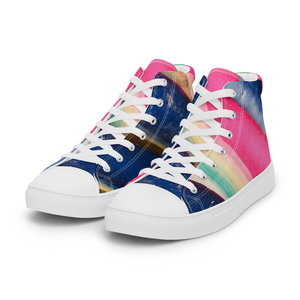 Surf's Up! women’s high top canvas shoes