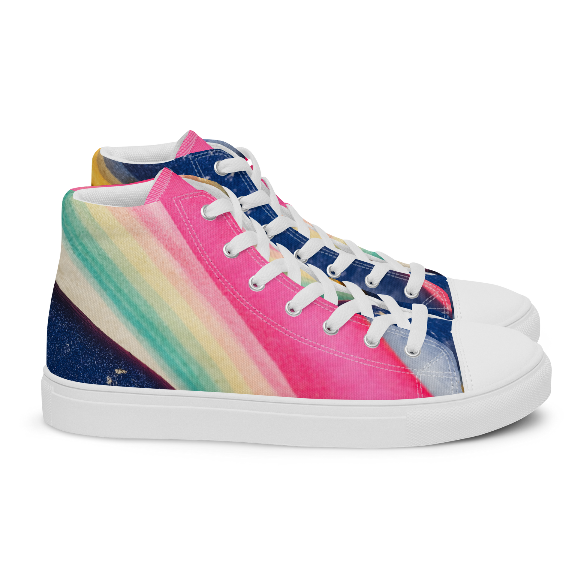 Surf's Up! women’s high top canvas shoes
