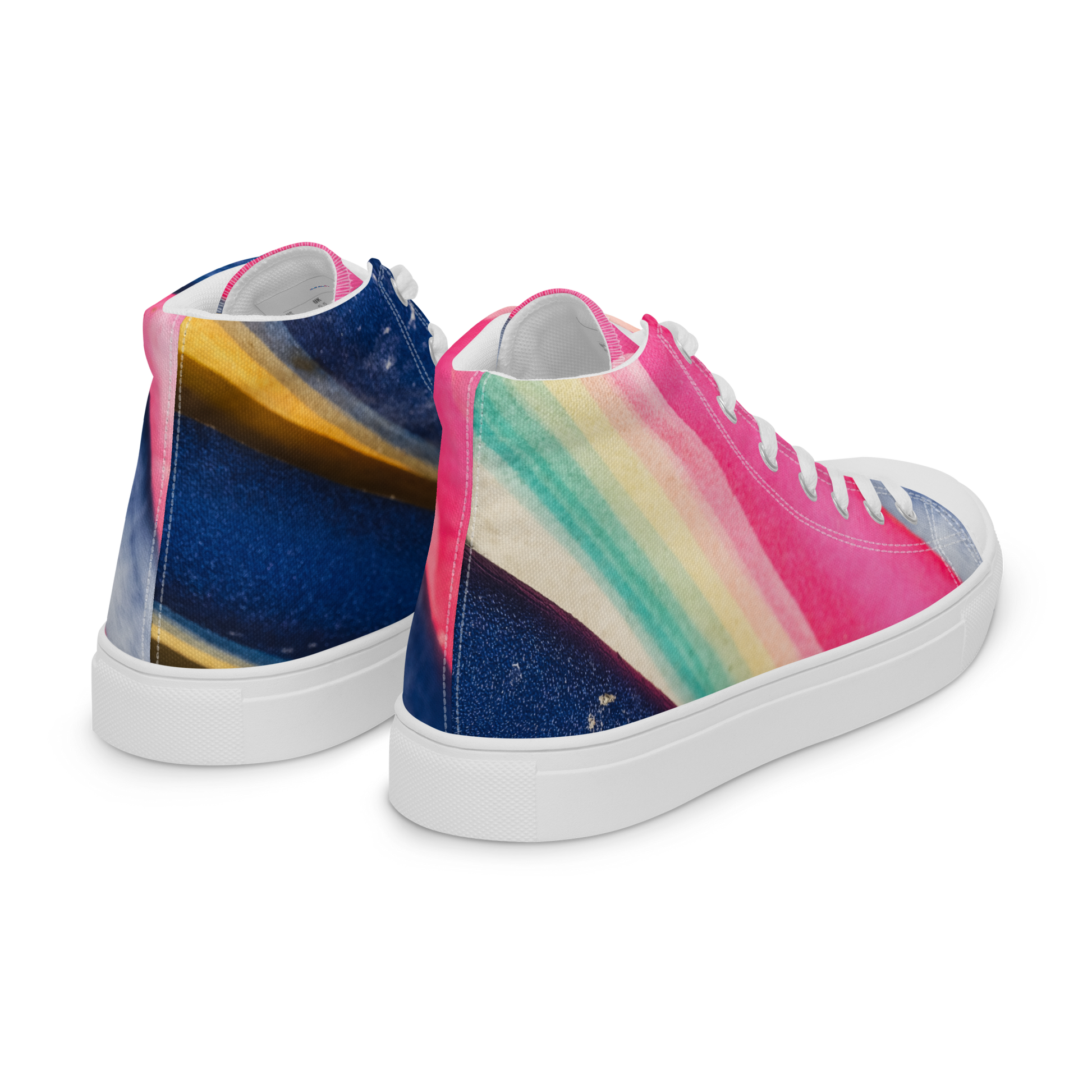Surf's Up! women’s high top canvas shoes