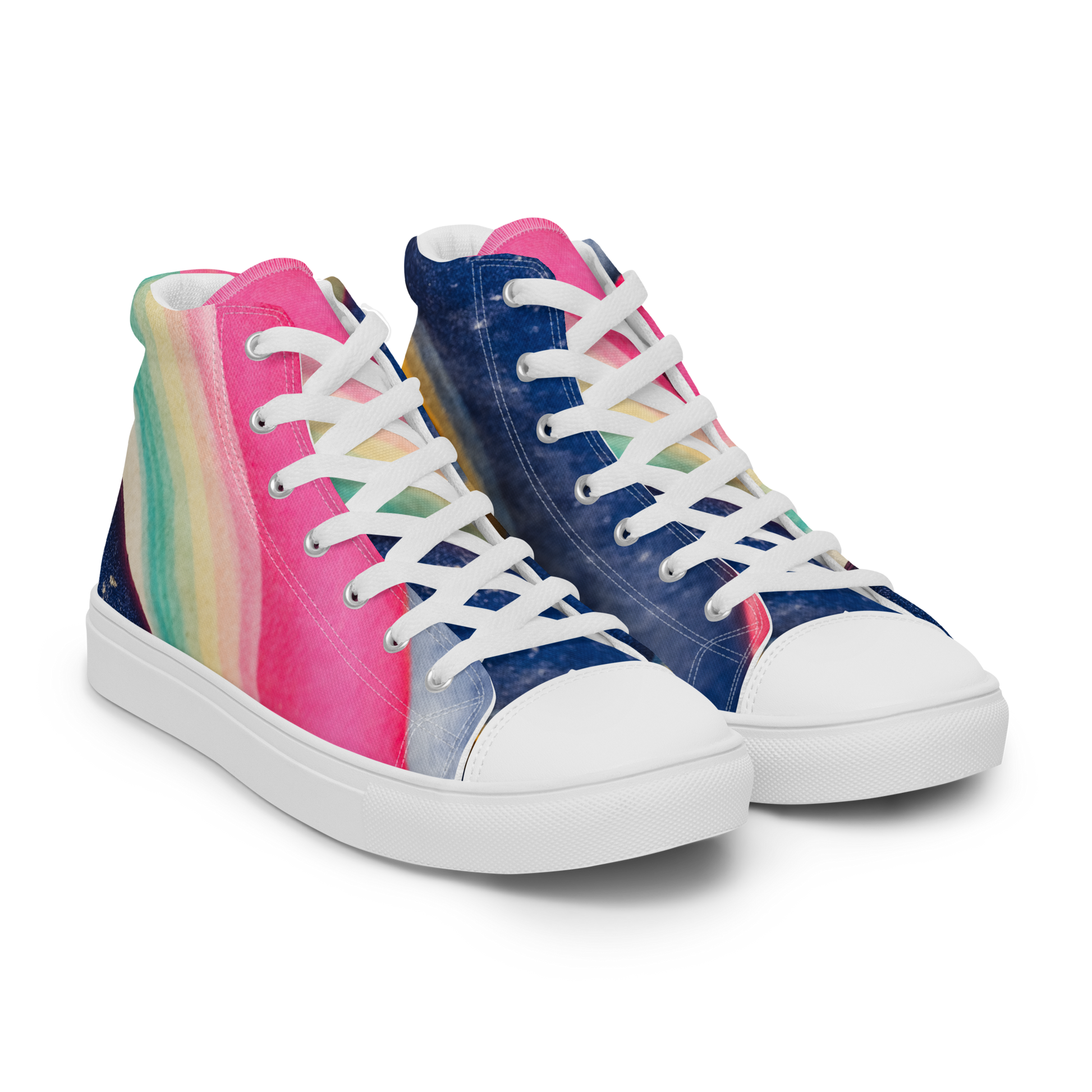 Surf's Up! women’s high top canvas shoes