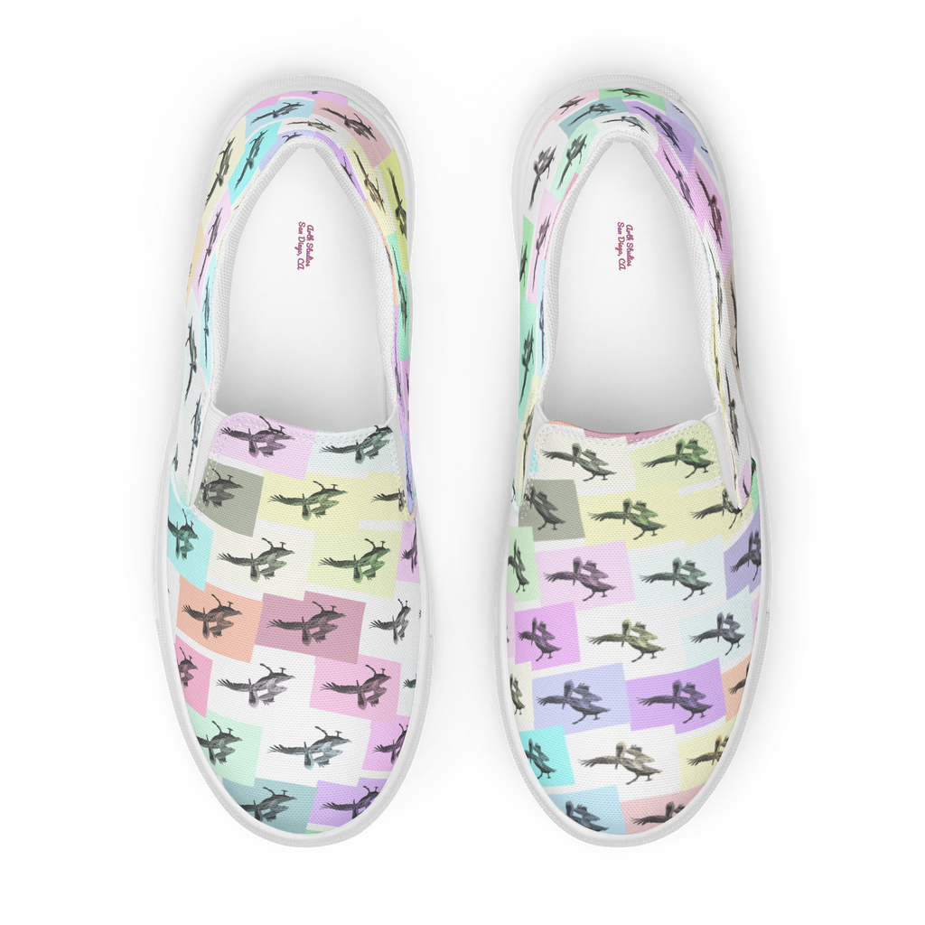 Pretty Pelicans Women’s slip-on canvas shoes