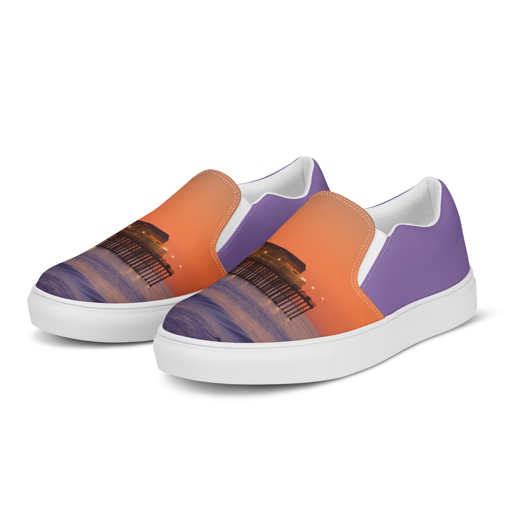 Sunset Pier women’s slip-on canvas shoes