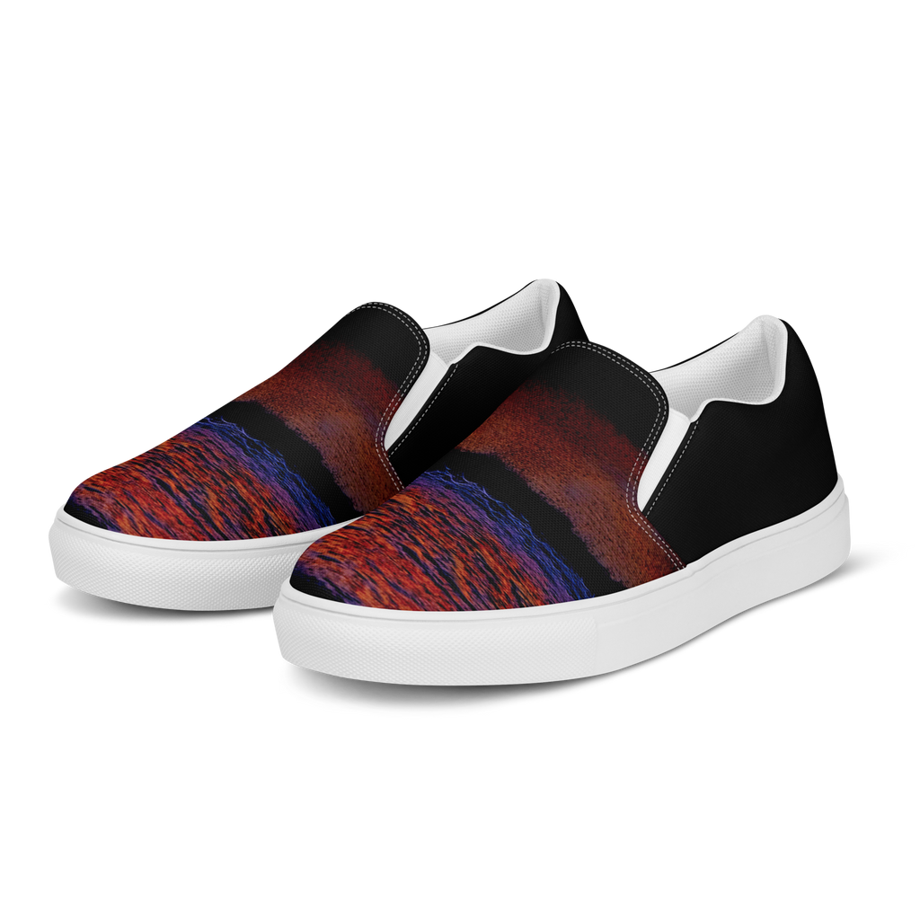 Technicolor Tide Women’s slip-on canvas shoes