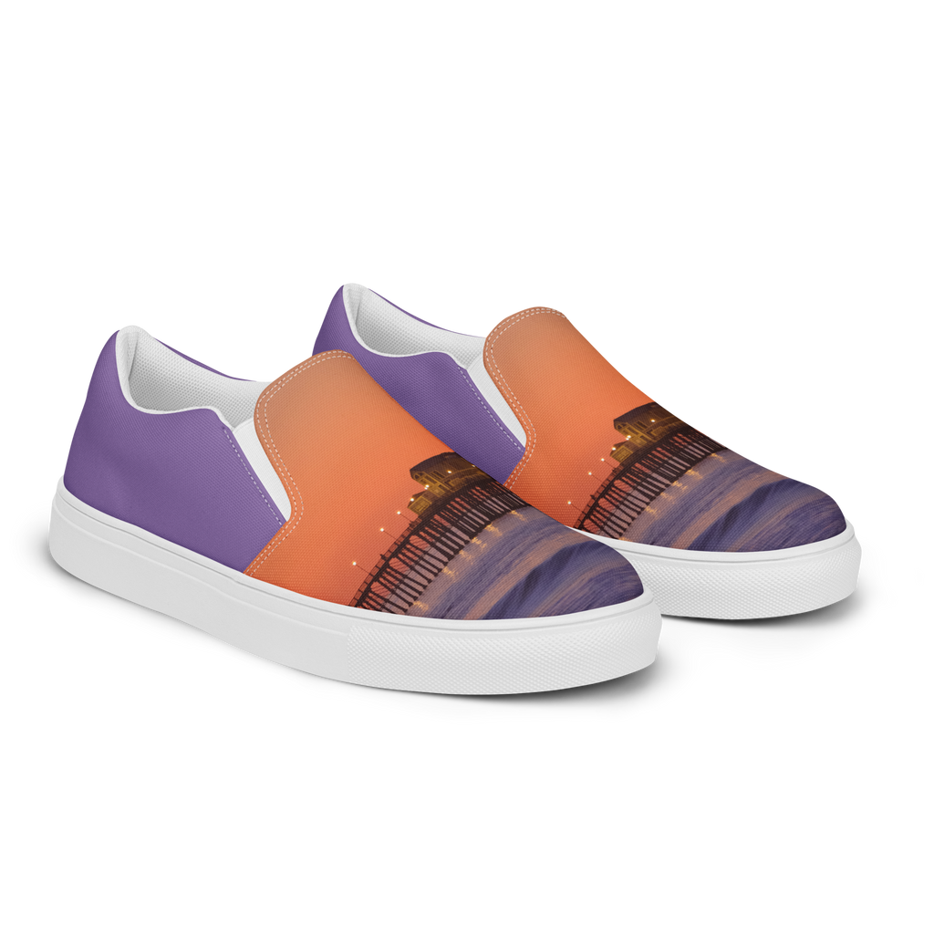 Sunset Pier women’s slip-on canvas shoes